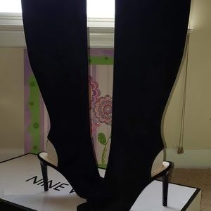 Nine West Lettie Fabric Knee-High Boot